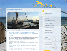 Tablet Screenshot of privatvermietung-ostsee.de